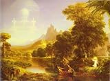 Cole, Thomas - The Voyage of Life: Youth. Hand Painted Reproduction Oil on canvas
