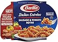 Barilla Italian Entrees, Sausage & Tomato Rotini, 9 Ounce (Pack of 6)