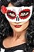 Smiffy's Women's Mexican Day Of The Dead Eyemask with Rose Tag Card