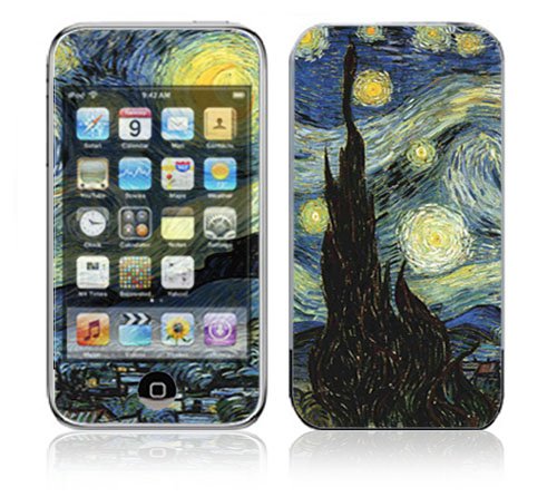 Starry Night Decorative Skin Decal Sticker for Apple iPod Touch 1G (1st Gen) MP3 Player