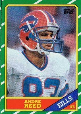 1986 Topps #388 Andre Reed RC - Buffalo Bills (RC - Rookie Card)(Football Cards)