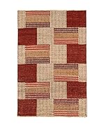 Design Community By Loomier Alfombra Bamiyan (Rojo/Multicolor)
