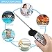 Instant Read Cooking Thermometer,Vancle® Digital Electronic Food Thermometer Barbecue Meat Thermometer with Collapsible Internal Probe Anti-Corrosion for Grill Cooking Meat Kitchen Candy (Black)