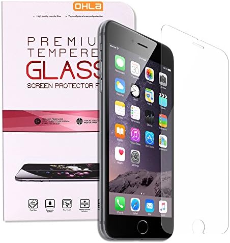 iPhone 6 Plus Screen Protector [6s Plus 3D Touch Compatible], 0.15mm Thinnest, OHLA® Tempered Glass Screen Protector for iPhone 6 6s Plus - 9H Hardness, Top Quality, High Sensitivity and High Responsiveness, HD Transparency, Protects From Drop &amp; Scratches - Feels Like iPhone's LCD Screen - No Smudge, No Fingerprint [Lifetime Warranty non-artificial damage]
