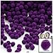 The Crafts Outlet 100-Piece Multi Purpose Pom Poms, Acrylic, 7mm/0.28-inch, Round, Royal Blue