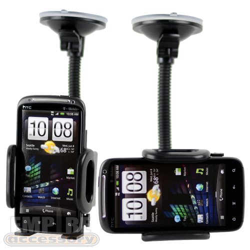 HTC Sensation 4G T-Mobile Adjustable Car Windshield Dash Mount Cradle Holder Kit G14
