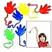 Sticky Hands - 6 Dozen - Bulk Pack of 72 Colorful Pary Favor Stretchable Hands - 1¼