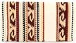 Mayatex Saddle Blanket - Wool Del Mar - Cream and Brown