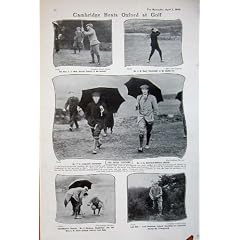 Golf-Sport Inter-Uni M�nner 1908 Cambridges Oxford