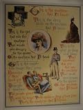 1890's Domestic Sewing Machine Victorian Vintage Advertising Antique Advertising Poster
