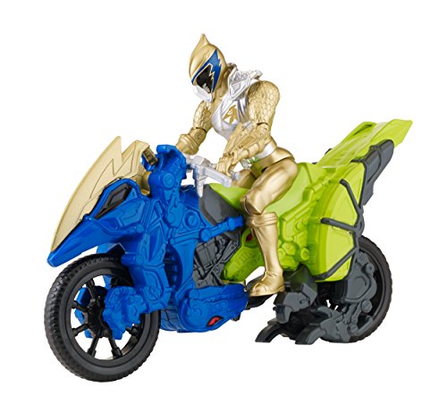 Power Rangers Dino Charge - Dino Cycle with 5 Gold Ranger Action Figure Power Rangers Dino Charge - Dino Cycle with 5" Gold Ranger Action Figure
