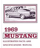 1969 FORD MUSTANG Facts Features Sales Brochure Book