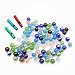 200 PCS Beautiful Player Marbles Bulk for Marble Games,1/2inch Multiple Colors(3Whistle for Free)