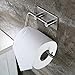 Leyden TM Self Adhesive SUS 304 Stainless Steel Toilet Paper Holder Bathroom Tissue Roll Hanger Wall Mount, Brushed Nickel Finish
