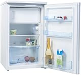 Comfee  HS-130RN Kühlschrank / A+ / 84.5 cm Höhe / 0.42 kWh / 84 L Kühlteil / 14 L Gefrierteil / wechselbarer Türanschlag / Türfach für 2 Liter Flaschen / weiß