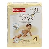 Fisher-Price Happy Days Diapers Jumbo Pack – Size 4