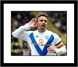Roberto Baggio Brescia Framed 8x10 Photograph