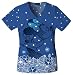 Cherokee Disney Printed V-Neck-Minnie Kisses, Medium