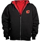 Reebok Calgary Flames Craftsman Thermal Lined Hooded Sweatshirt Xx Large