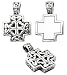 Double Sided Cross Pendant