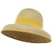 Ladies Palm Leaf Hat-Yellow