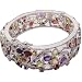 Silver Braclets Multi Gemstone Jewelry Dia 2.25 inches (brclt270a)