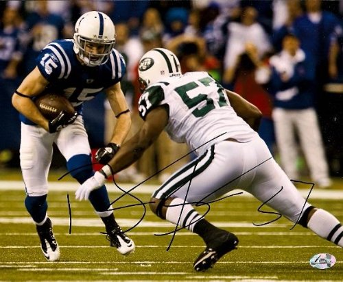 Bart Scott Autographed Photo - 8x10 - Autographed NFL Photos