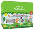 Coromega Total Child Health Kit, Gummy Fruits Multivitamin Multimineral 60-count Bottle And Child Brain & Body High DHA Omega-3 Fish Oil 30-packets,