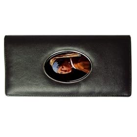 Girl with a Pearl Vermeer Long Wallet Billfold