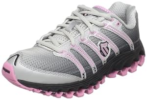 K-Swiss Women's Tubes Run 100 Running Shoe,Black Fade/Bubblegum,9.5 M US