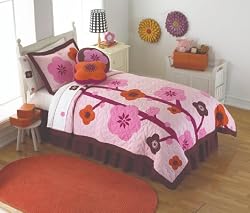 Flowers for Hanna Twin Quilt with Sham