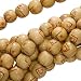 Round Wood Beads Diamond Zig Zag 12mm /15.5 Inch Strand