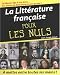 Livres : La littérature française pour les Nuls