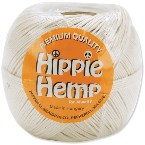 20# Hippie Hemp Cording - 120YD/White