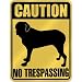 New  Caution : Mastiff - No Trespassing  Parking Sign Dog
