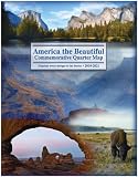 America The Beautiful Commemorative Quarter Map