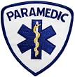 Paramedic EMT EMS Star of Life Embroidered Patch Emergency Rescue Services Iron-On Ambulance Emblem