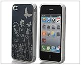 Butterfly TPU Silicone Case Cover for Apple iPhone 4 4G AT&T Clear