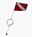 Sporting Goods : Dive Flag Float Ball Site Marker