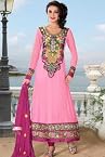 Pink Georgette Salwar Kameez