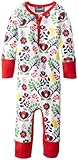 Coccoli Baby-Girls Newborn Folk Flower Unionsuit, Multi, 9 Months
