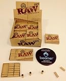 3 Boxes of Raw PRE-ROLLED tips (63 Total PRE-ROLLED Tips) + 1 Beamer Sticker