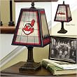 Cleveland Indians MLB 14" Art-Glass Table Lamp