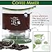 The Fine Life Coffee Brewer and Loose Leaf Teapot Infuser - Replace Your French Press - 16 oz. - Includes Acrylic Spoon, Acrylic Extender Ring, and Additional Filter