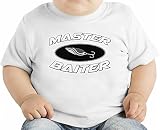 Master Baiter Slogan オーガニックベビーTシャツ 12 - 18 Months