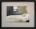 Black Framed Master Bedroom Bed Andrew Wyeth Lab Dog