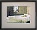 BLACK FRAMED Master Bedroom bed Andrew Wyeth LAB Dog