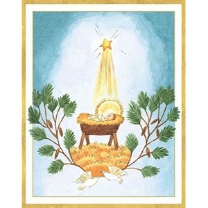 Babe with Star and Doves Boxed Christmas Cards