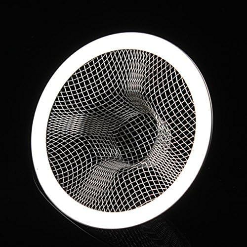 Large Mesh Sink/Bath/Shower Drain Hair Strainer Stopper Stainless Steel 11 Inches
