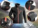 Neue Softshell Jacke Outdoor Jacke BLACK CANYON in Farbe schwarz